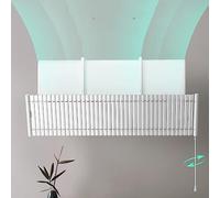 Girouette Pare-brise Déflecteur de retour d'air froid 3 Modes Climatisation réglable Pare-brise Dissipation thermique