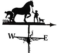 Girouette pour Chien, scène de Ferme rétro, décoration de Cour, girouette, Outils de Mesure Professionnels, Cheval