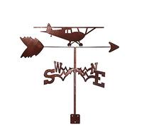 Girouette Sika cerf volière Avion indicateur de Direction du Vent girouette girouette en Acier Inoxydable avec revêtement antirouille Piquet de décor Artistique pour Support extérieur décor Artisanat