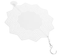 Girouette Suspendue en Aluminium Sublimé, Décor Extérieur Argenté