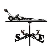 Girouette vintage en acier inoxydable pour maison, indicateur de direction du vent, girouette, cour, jardin, architecture, toit, indicateur de direction extérieure, outils de mesure