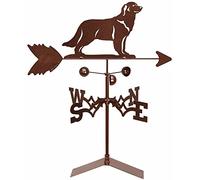 Girouettes pour toits, girouette Golden Retriever, indicateurs de Direction du Vent extérieur, Toit, Jardin, Montagne, Cour, girouette de Ferme en Fonte