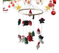 Giroustrine pour bébé de Noël - Jouet mobile pour berceau décoratif, jouet de maternelle pour les voyages à la maison, le camping, la chambre, le salon, les garçons et les filles d'intérieur