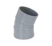 Girpi - Coude d'évacuation à 22°30 femelle/femelle Ø 80 mm G