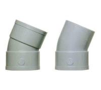 Girpi - Coude d'évacuation à 22°30 mâle/femelle Ø 100 mm G