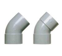 Girpi - Coude d'évacuation à 45° mâle/femelle Ø 125 mm G