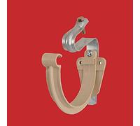 Crochet de gouttière développé 25 cm pvc