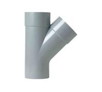 Girpi - Culotte d'évacuation à 45° mâle/femelle Ø 125 mm