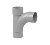 Generique – Té d'évacuation Pied de biche à 87°30 Mâle/Femelle Ø 40 mm G