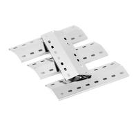 GIRXZYBX 36,5 x 12 cm Barres Flavorizer Couvercle de brûleur Plaque chauffante pour Enders Chicago 3, Enders Boston Pro 3K, Enders Boston 6 Kr Turbo, Tepro 3561, Barbecook Brahma 4.0, Distributeur de