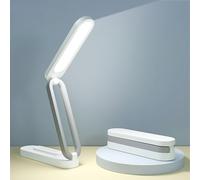 Giryuhd Port de charge USB avec contrôle tactile à intensité variable pour bureau à domicile, bande lumineuse de bureau LED, 3 niveaux de luminosité, essentiel pour les dortoirs scolaires, blanc,