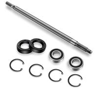 Gisafai Arbre d'essieu arrière de chariot de golf avec kit de joint de roulement côté conducteur ou côté passager compatible avec EZGO Electric modèles 1994-2013 OEM 20377G11 Pièces de rechange