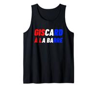 Giscard à la barre Valéry Giscard Drapeau Français Cadeau Débardeur