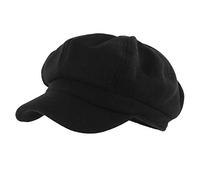 Gisdanchz Casquette Gavroche Laine Mélangée pour Femme avec Cordon De Serrage Réglable, Élégante Casquette Gavroche Vantage À 8 Panneaux pour Temps Froid