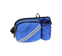 Gisdanchz Sac Banane Homme Femme avec Porte Bouteille Sac Ceinture de Course Sacoche Banane de Sport Taille Homme Femme Sacoche Voyage Running Randonnée Escalade, Bleu Royal