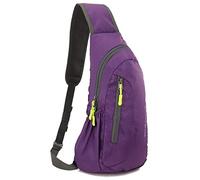 Gisdanchz Sac Bandouliere Femmes, Sac De Poitrine Bandouliere Homme Petite Sacoche A Dos Bandoulière Saccoche Homme Holster Femme Sling Bag Cross Body Bag, Violet