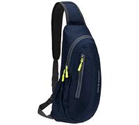 Gisdanchz Sac Bandouliere Femmes, Sac De Poitrine Bandouliere Homme Petite Sacoche A Dos Bandoulière Saccoche Homme Holster Femme Sling Bag Cross Body Bag, Marine