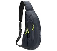 Gisdanchz Sac De Poitrine Homme, Petite Sacoche Sac A Dos Bandoulière Saccoche Homme Bandouliere Holster Femme Sling Bag Rucksack Cross Body Bag De Poitrine Bandouliere, Gris