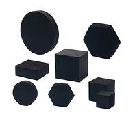 GISELA D Accessoires de Photographie,Cubes de Mousse Dure,Utile pour Les Photos de Produits ou comme présentoir,Noir