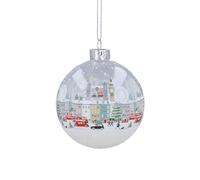 Gisela Graham Boule blanche avec scène de Londres