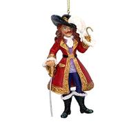 Gisela Graham Crochet de capitaine en résine pour décoration de Noël