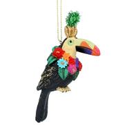 Gisela Graham Décoration à suspendre en résine pour carnaval Toucan