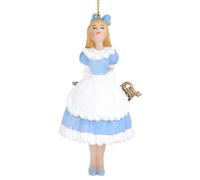 Gisela Graham Décoration de Noël Alice au pays des merveilles avec clé