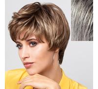Gisela Mayer Perruque en cheveux synthétiques Sun Disc Salt&Pepper