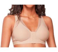 GISELA - Soutien-gorge post-opératoire en dentelle pour femme, Cuir, XL