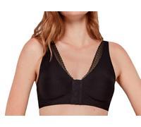 GISELA - Soutien-gorge post-opératoire en dentelle pour femme, Noir , XL