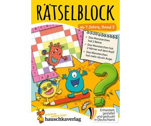 Gisela Specht S Rätselblock ab 7 Jahre, Band 3: Bunter Rätsel-Spaß für K (Poche)