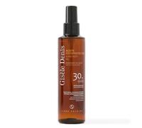 GISÈLE DENIS Huile photoprotectrice SPF 30, 200 ml, large spectre, protection solaire, ingrédients d'origine naturelle, résistante à l'eau, formule végétalienne