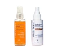 GISÈLE DENIS - Pack capillaire crème solaire thermique 100 ml + sérum post-solaire 100 ml hydrate, protège, nourrit et répare, restaure la fibre du cheveu