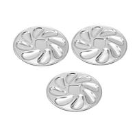 Gishbjka 3 Pcs Plaque D'Huîtres Poux de Gril à Huîtres Plateaux de Service pour Pétoncle, Sauce et Citrons, Poêle en Forme de Coquille D'Huîtres