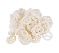 Gishbjka 4-6 cm de Large 100 Pcs/Lot Éponge en Tranches de Luffa à Récurer DIY Personnaliser de Savon, Nettoyant, Porte-Savon pour Le