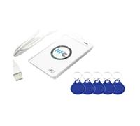 Gishbjka ACR122U Programmeur ISO14443 Lecteur de Carte à Puce Intelligente 13,56 MHz Copieur de Clone D'Étiquette IC 1K S50 Graveur de Jetons Duplicateur NFC Duplicateur RFID (B)