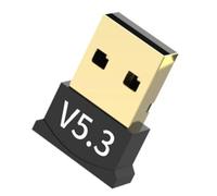 Gishbjka Adaptateur Bluetooth 5.3 pour PC pour PC - Émetteur de Récepteur Dongle USB pour Les Écouteurs de Clavier de Souris