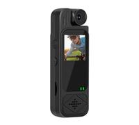 Gishbjka Caméra 1080P, Enregistreur Vidéo Numérique Portable avec Vision Nocturne Infrarouge, Caméscope de Sport Compact DV