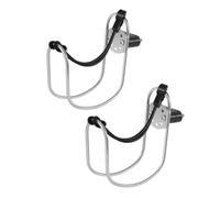 Gishbjka Marine en Acier Inoxydable 2pcs Boutilles en Fer à Cheval Boulé Support de Bouée Réglable Bué