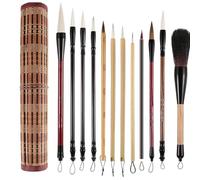 Gishbjka Pinceaux de Peinture et de Calligraphie - Pinceaux Polyvalents pour Peinture à L'Encre Chinoise, Pinceaux pour Peinture, Écriture, Aquarelle pour le Dessin