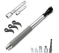 Gishbjka Rallonge de liquet Électrique à Chocs haîne avec 4 Douilles et 1/2'', 5 Têtes D'Adaptateur de Clé à Levier