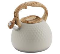 Gishbjka Sifflante 3L avec Couvercle et Poignée pour Cuisinière à Induction et Cuisinière à Gaz A