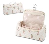 GISMTR Étui de voyage matelassé compatible avec Dyson Airwrap Multi-Styler tous les modèles et attaches, sac de rangement portable en coton avec crochet de suspension pour accessoires de bigoudis