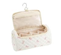 GISMTR Étui de voyage matelassé compatible avec Dyson Airwrap Multi-Styler tous les modèles et attaches, sac de rangement portable en coton avec crochet de suspension pour accessoires de bigoudis