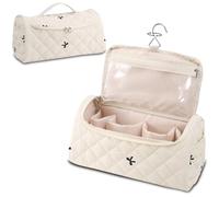 GISMTR Étui de voyage matelassé compatible avec Dyson Airwrap Multi-Styler tous les modèles et attaches, sac de rangement portable en coton avec crochet de suspension pour accessoires de bigoudis