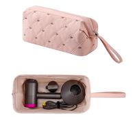 GISMTR Sac de voyage pour sèche-cheveux Shark Flexstyle Dyson Airwrap - Étanche à la poussière - Organiseur de voyage pour sèche-cheveux Revlon, rose, Mignon