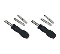 Gisoanudt 2Ensemble Outil de Foret de Sécurité de Tournevis 4.5mm & 3.8mm pour SNES N64 Gamebit