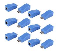 Gisoanudt 6X Extender to Rj45 LAN Extension Réseau ÉMetteur Récepteur TX RX Cat5E Câble Ethernet Cat6 V1.4 30M 4K HD TV 1080P