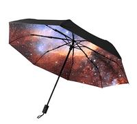 GISPOG Parapluie pliable automatique, étoile Cosmos Nébuleuse Astrologie, étanche, compact, parapluie de voyage, 1 couleur, taille unique