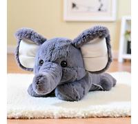 Gisqis Grand Lestée Peluche Elephant Mignon Elephant Jouet Doux 52CM